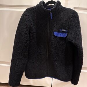 Columbia Black and Blue Fleece Jacket